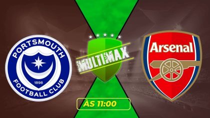Assistir Portsmouth x Arsenal Futemax AO VIVO Online HD 11/01/2026 no celular e PC